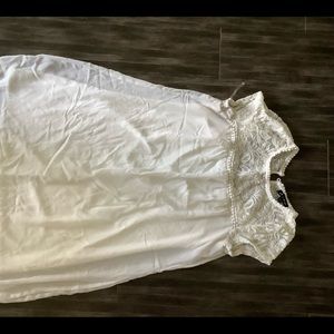 White Lace Dress, Size Small